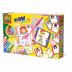 SES Creative Blow airbrush pens - Fashion designer, Marker airbrush, 5 yr(s), Cardboard, Multicolour