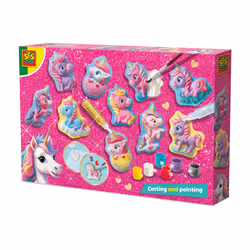 SES Creative Unicorn - Casting and painting (- Baby unicorns), Children's casting/painting kit, 5 yr(s), Multicolour