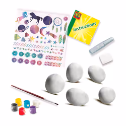 SES Creative Painting galaxy stones