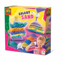SES Creative Galaxy sand art bottles unicorn and rainbow, Children's craft kit, 5 yr(s)