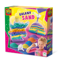 SES Creative Galaxy sand art bottles unicorn and rainbow