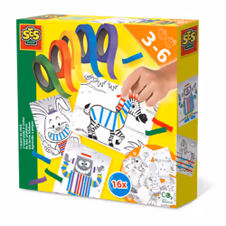 SES Creative SES Children's I Learn to Stick, Children's craft kit, 3 yr(s), Multicolour, 21 pc(s)