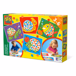 SES Creative I learn to make mosaics, 3 yr(s), Multicolour