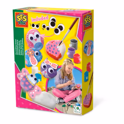 SES Creative Decorating stones, Children's drawing stencil set, 5 yr(s), Assorted colours, 1 pc(s)