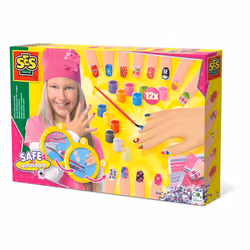 SES Creative Decorate your nails, Children's nail polish set, 6 yr(s), Multicolour