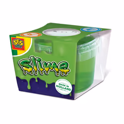 SES Creative 15041 Neon Green Slime in Jar 140g - Bright Neon-Coloured Slime - Toy - Play with Slime, Slime, 3 yr(s), Green,  ...