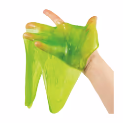 SES Creative 15041 Neon Green Slime in Jar 140g - Bright Neon-Coloured Slime - Toy - Play with Slime