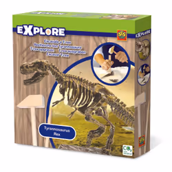SES Creative Explore Excavate a T-rex skeleton, Experiment kit, Paleontology, 4 yr(s), Multicolour