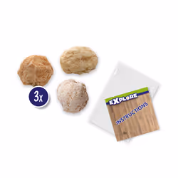 SES Creative Break open geodes - Real geodes to break open yourself, Beautiful crystals hidden inside, Age 8+