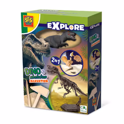 SES Creative Explore Dino and skeleton excavation 2 in 1 - T-rex, Dinosaur, Archaeology, 5 yr(s), Multicolour