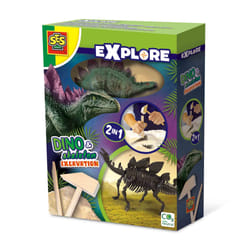 SES Creative Explore Dino and skeleton excavation 2 in 1 - Stegosaurus