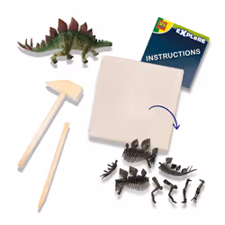 SES Creative Explore Dino and skeleton excavation 2 in 1 - Stegosaurus