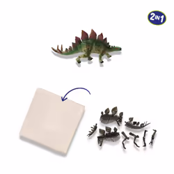 SES Creative Explore Dino and skeleton excavation 2 in 1 - Stegosaurus - Additional view 4