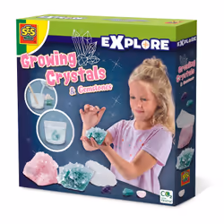 SES Creative Explore Growing crystals and gemstones, 8 yr(s), Multicolour