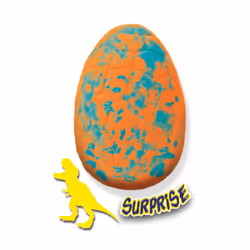 SES Creative Dino bath bomb surprise - Discover which dino comes out of the egg, Nice, big bath bomb (160g) Age 3+