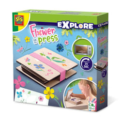 SES Creative Flower press 20 sec. - Dried flowers, without the wait, Can be used in microwave, Age 5+