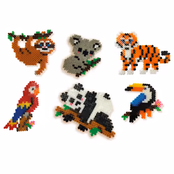 SES Creative Beedz Iron on beads - Jungle animals