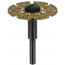 Dremel 542 Cutting Wheel with Carbide Coating, Rotary Tool Cutting Disc for Cutting and Shaping Wood and Laminate, Working Diameter 25.4 mm, Maximum