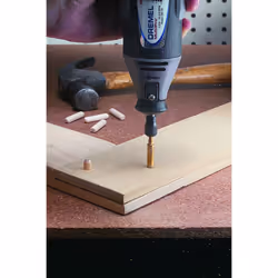 Dremel 636 Titanium Wood Drill Bits, Accessory Set with 4 Woodworking Drilling Bits for Rotary Tool