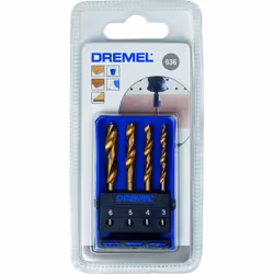 Dremel 636 Titanium Wood Drill Bits, Accessory Set with 4 Woodworking Drilling Bits for Rotary Tool - Additional view 4
