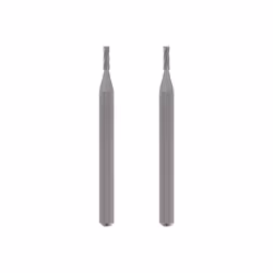 Dremel 193 Milling Cutting Bits in 2-Pack Accessory Set - 2 Long Cylinder-Shaped High-Speed Cutters with 2.0 mm Working Diame ...