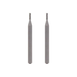 Dremel 193 Milling Cutting Bits in 2-Pack Accessory Set - 2 Long Cylinder-Shaped High-Speed Cutters with 2.0 mm Working Diameter