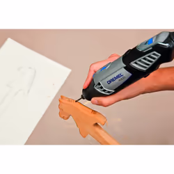 Dremel 193 Milling Cutting Bits in 2-Pack Accessory Set - 2 Long Cylinder-Shaped High-Speed Cutters with 2.0 mm Working Diameter
