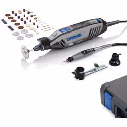 Dremel F0134300JB 4300-3/45 EZ Wrap Multi Tool + 3 Attachments & 45 Accessories