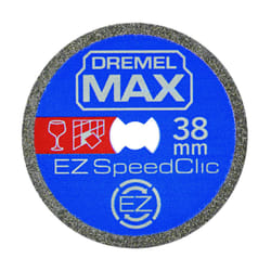 MAX High Performance Cutting Wheel (SC545DM) Diamond Coated Cutting Disc with EZ SpeedClic System, 38mm, Max Life