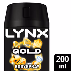 6pk Lynx XL Gold All Day Fresh Body Spray Deodorant - 6 x 200ml