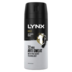 Lynx Gold Anti Marks Anti Perspirant 72H Protection 150ml