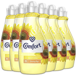 Comfort Sunshiny Days All-day Odour Defence for Your Clothes Fabric Conditioner for Long Lasting Freshness and Fragrance + Softness 36 Wash 1.26 Litre