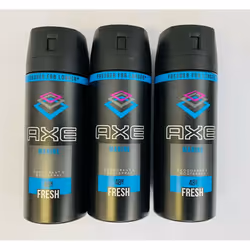 3 x AXE Marine 150ml Deodorant Spray