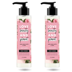 Love Beauty Planet Petal Polis Moisturising Scrub, 2 Packs of 125ml