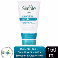 Simple Daily Skin Detox Clear Pore Scrub 150ml
