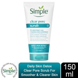Simple Daily Skin Detox Clear Pore Scrub 150ml