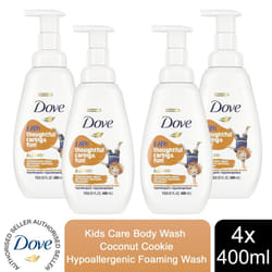 Dove Kids Care Body Wash Coconut Cookie Wash 400ml - Buy 4