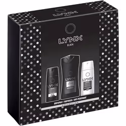Lynx Black Trio Gift Set for Men
