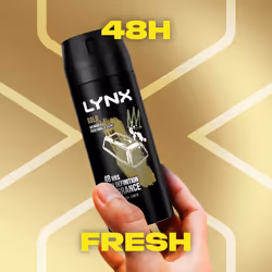 Lynx Gold Duo Gift Set For Him, Body Spray 150ml & Body Wash 225ml