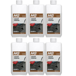 6 x HG Carpet & Upholstery Cleaner and Removes Dirt Stain - 1 Litres