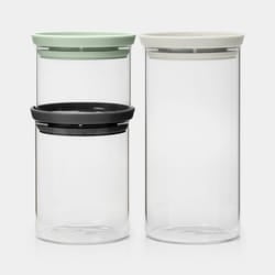 Brabantia 100550 kitchen storage container Universal containers set Glass, Plastic