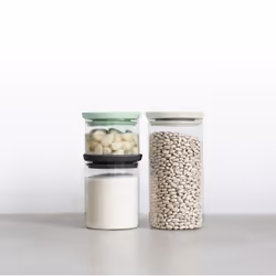 Brabantia 100550 kitchen storage container Universal containers set Glass, Plastic