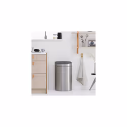 Brabantia – 100680 -Touch Bin New Recycle 10 + 23 litres, Acier Mat