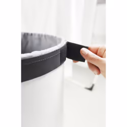 Brabantia Large Laundry Bin with Cork Lid, 60 L - White