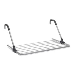 Brabantia Radiator Airer and Hanging Drying Rack - Metallic Grey