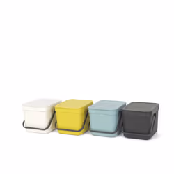 Brabantia Sort & Go Poubelle Plastique Mint 6 L
