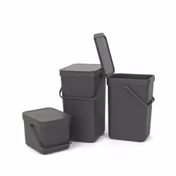 Brabantia 109966 trash can 16 L Rectangular Grey