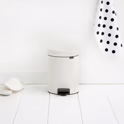 Brabantia Pedal Bin newIcon Round White