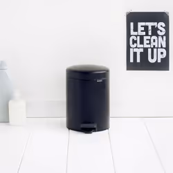 Brabantia Pedal Bin newIcon Round Black