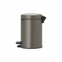 Brabantia 113246 trash can 3 L Round Platinum